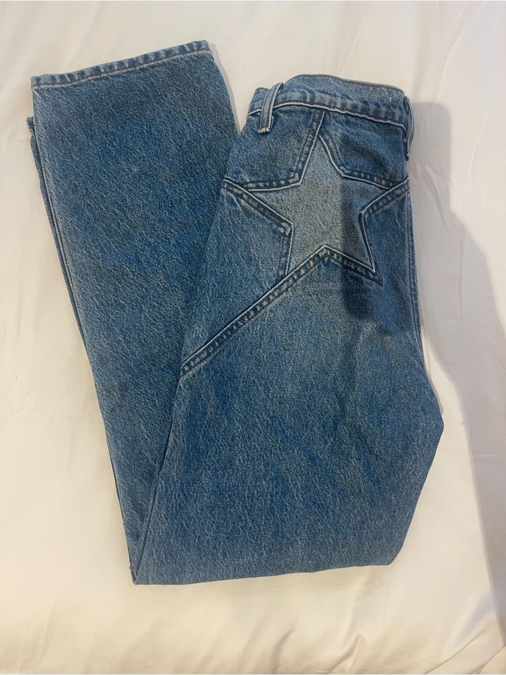 Ref Blue Star-Accent Jeans - Picture 1 of 3